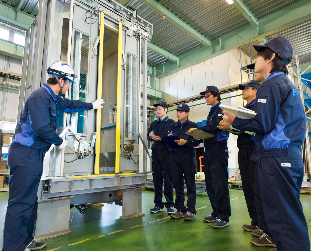 ESTEMの安全な作業風景